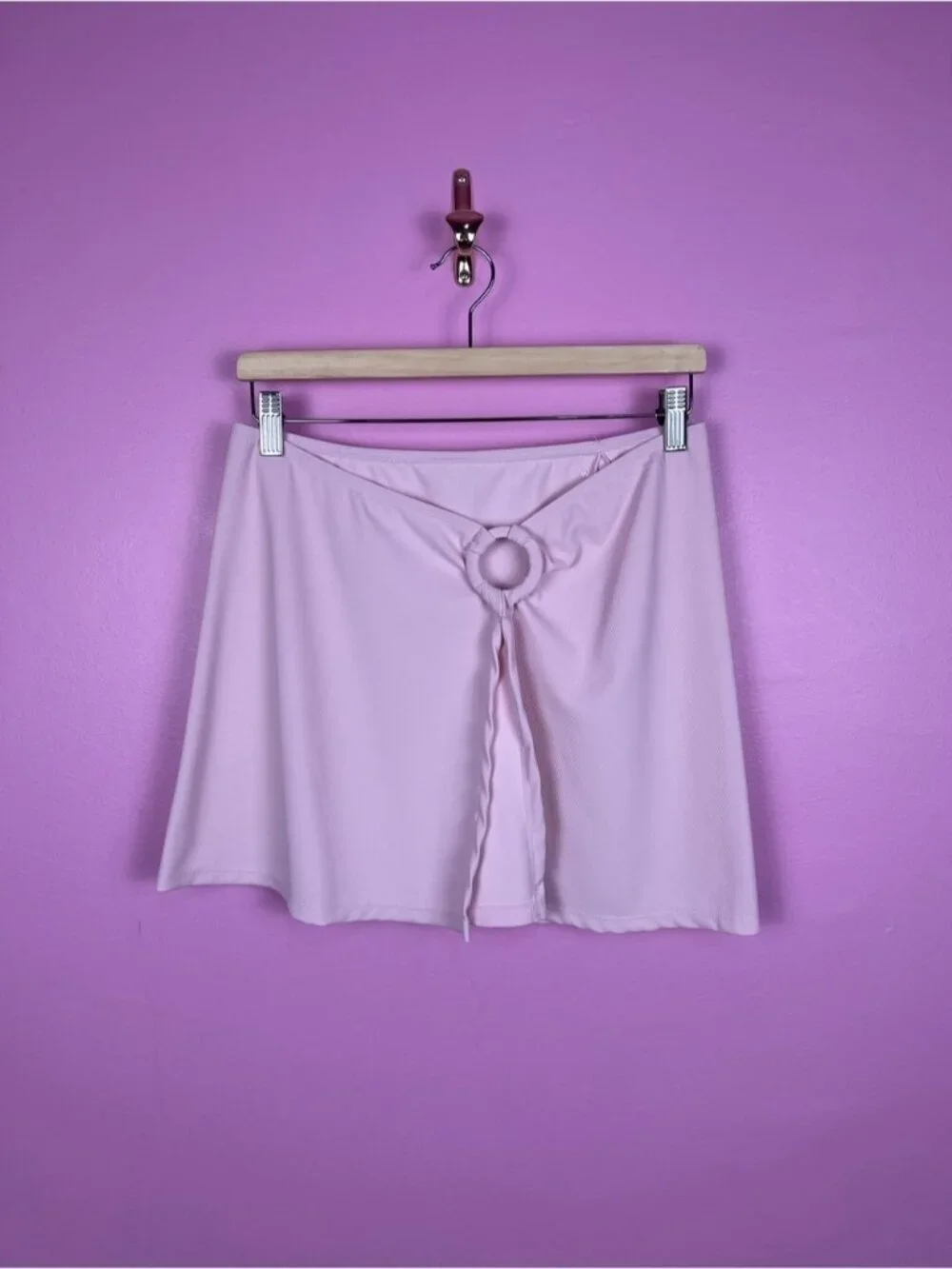 Wilo The Label Ribbed Swim Skirt Light Pink Women’s Large